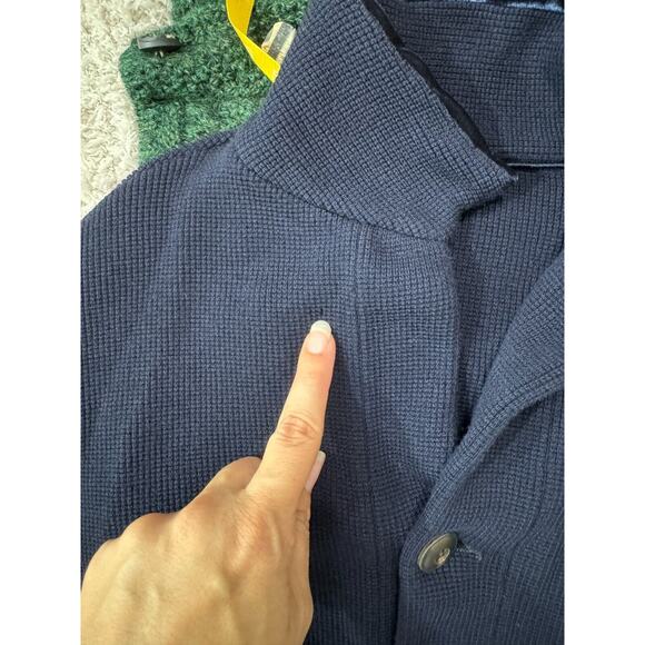 GIORGIO ARMANI Wool Cardigan Grandpa Sweater Luxury IT 46/US XL - Picture 8 of 16